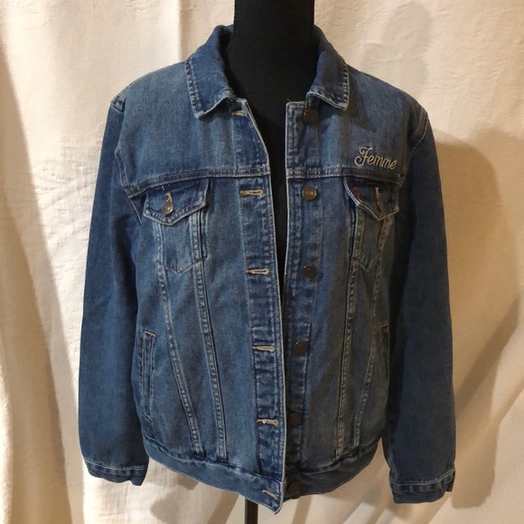 PacSun Jackets & Blazers - Pacsun femme fatale jean jacket, size large